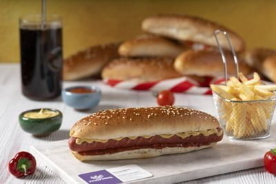 Hot dog sandviç ekmeği