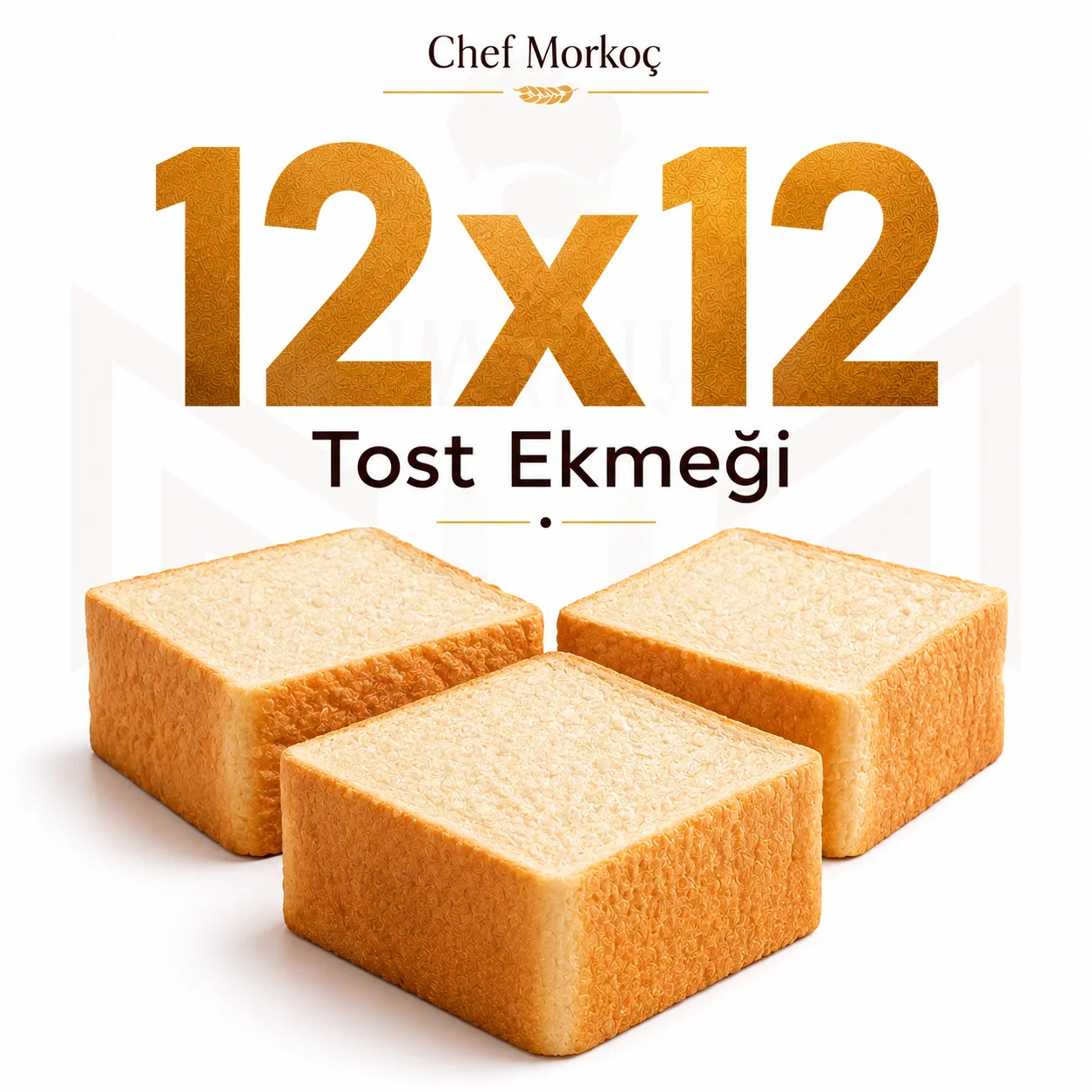 12x12 tost ekmeği