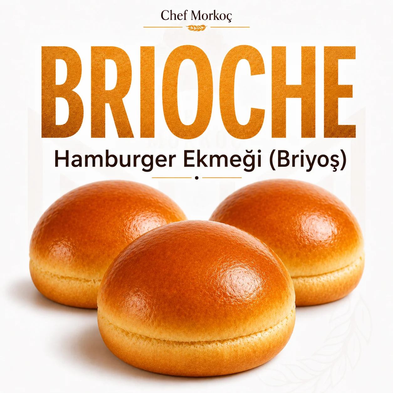 Brioche burger ekmeği