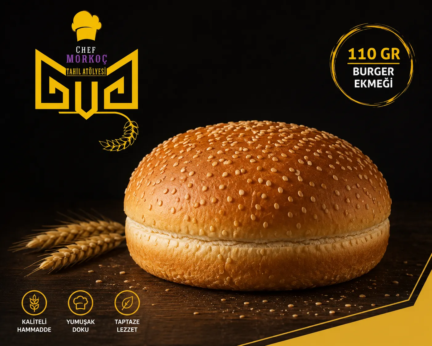 110 GR burger ekmeği