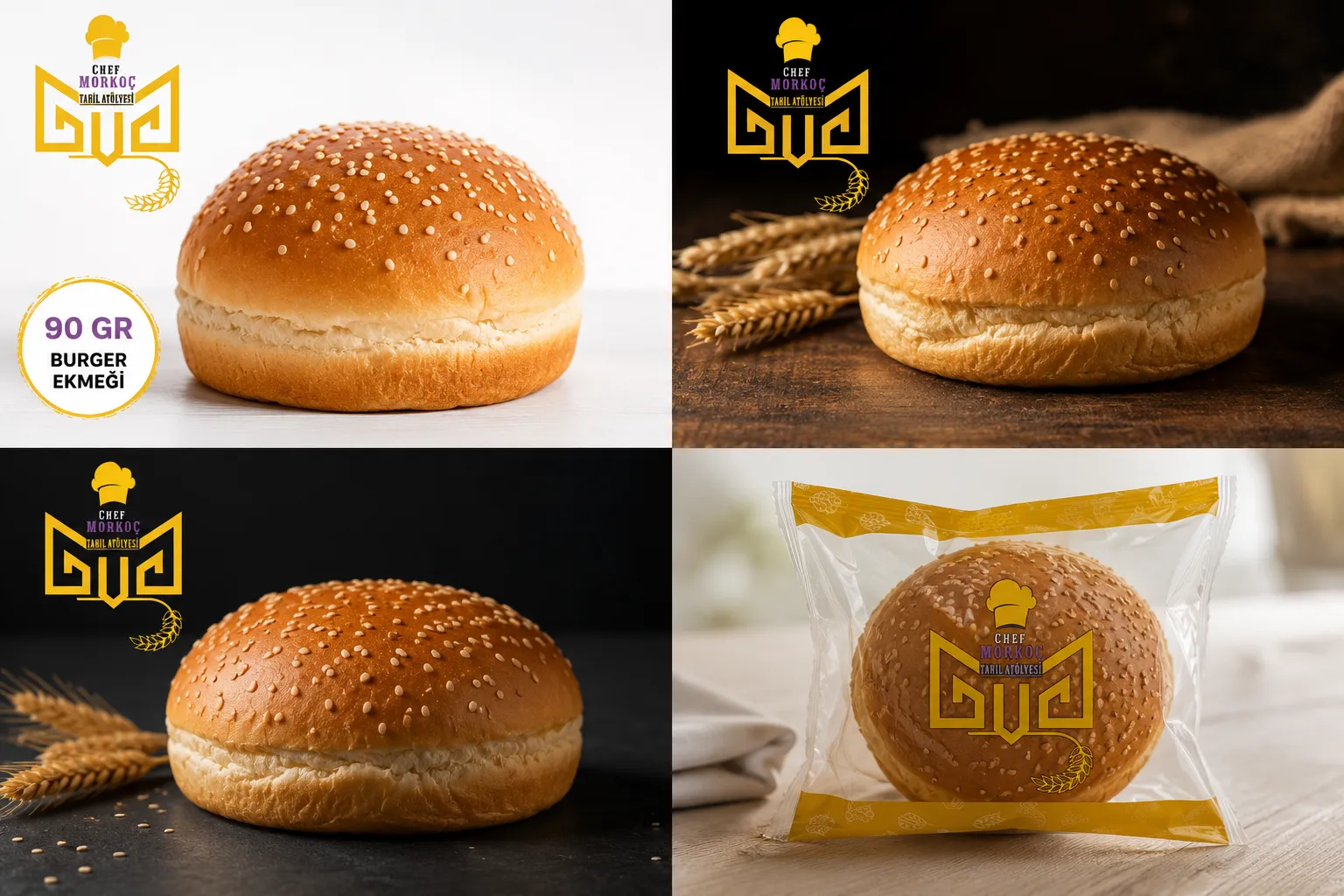 90 GR burger ekmeği