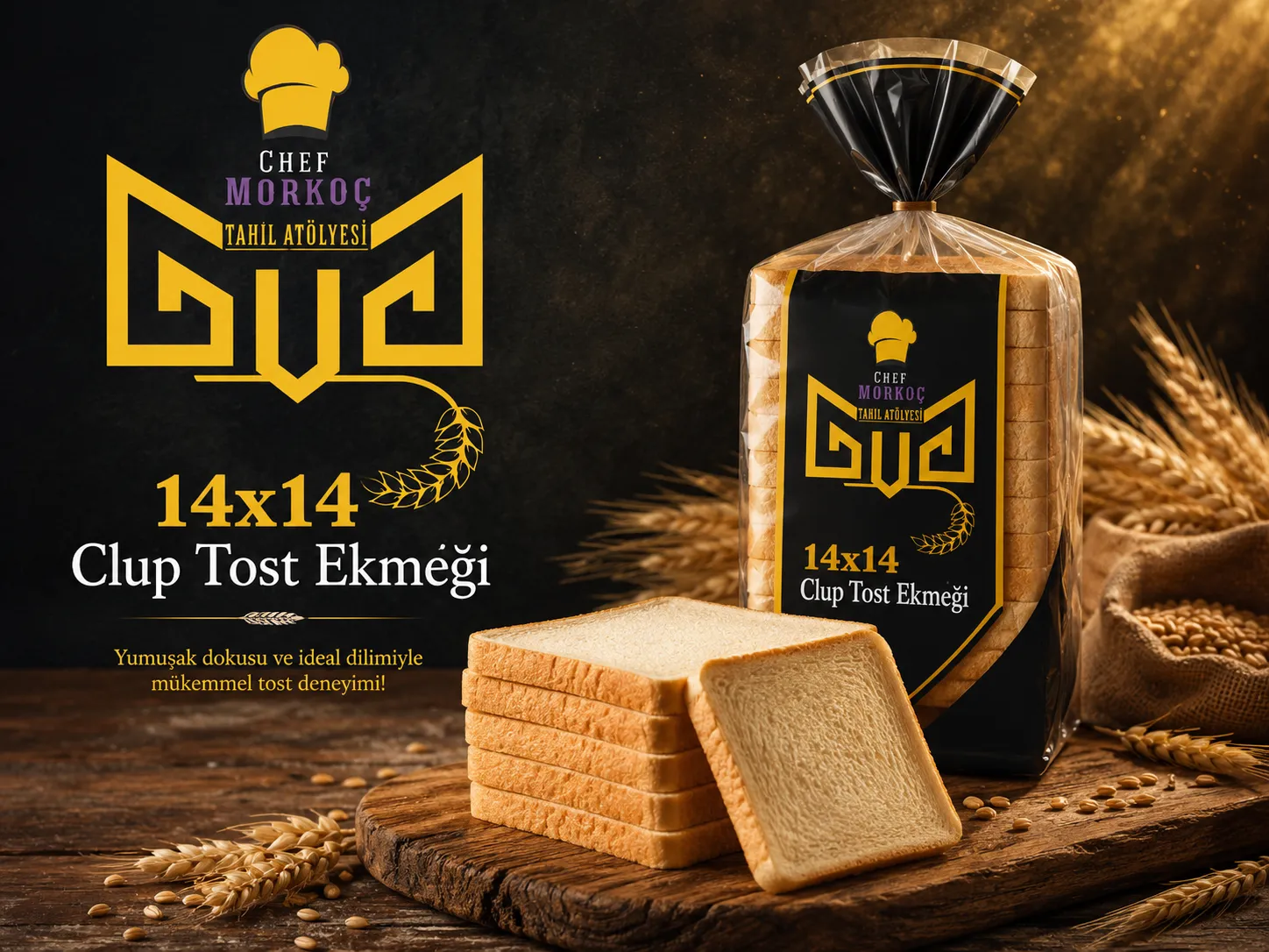 14x14 Club tost ekmeği