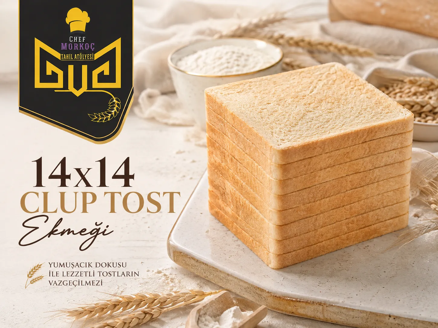 14x14 Club tost ekmeği