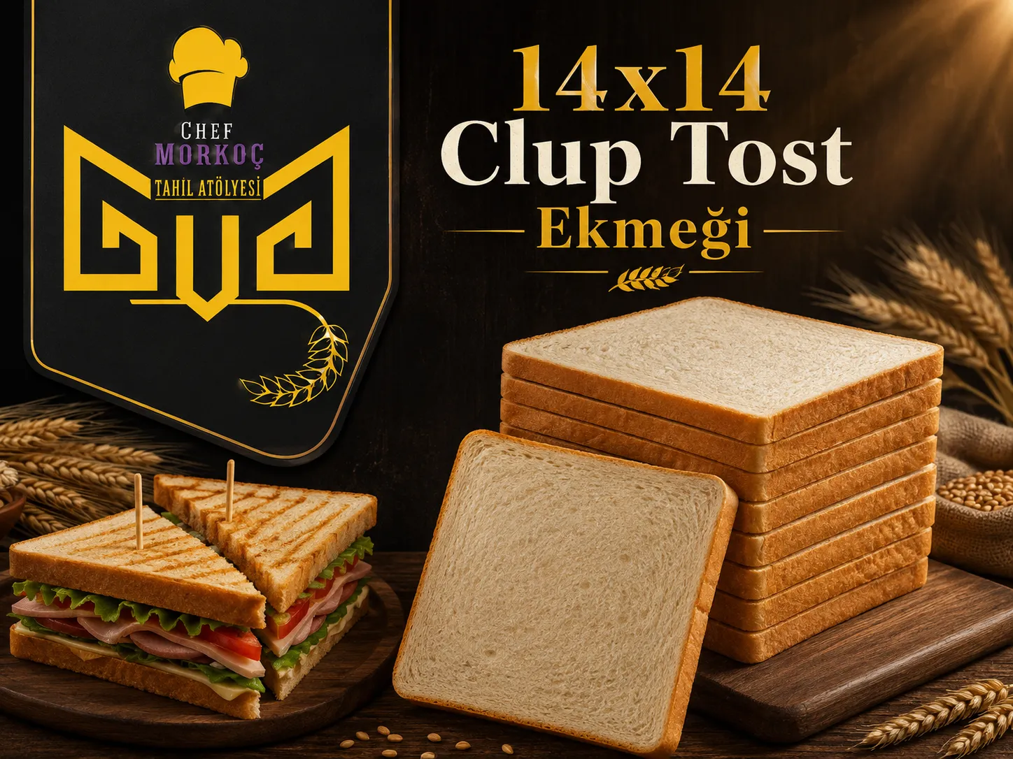 14x14 Club tost ekmeği