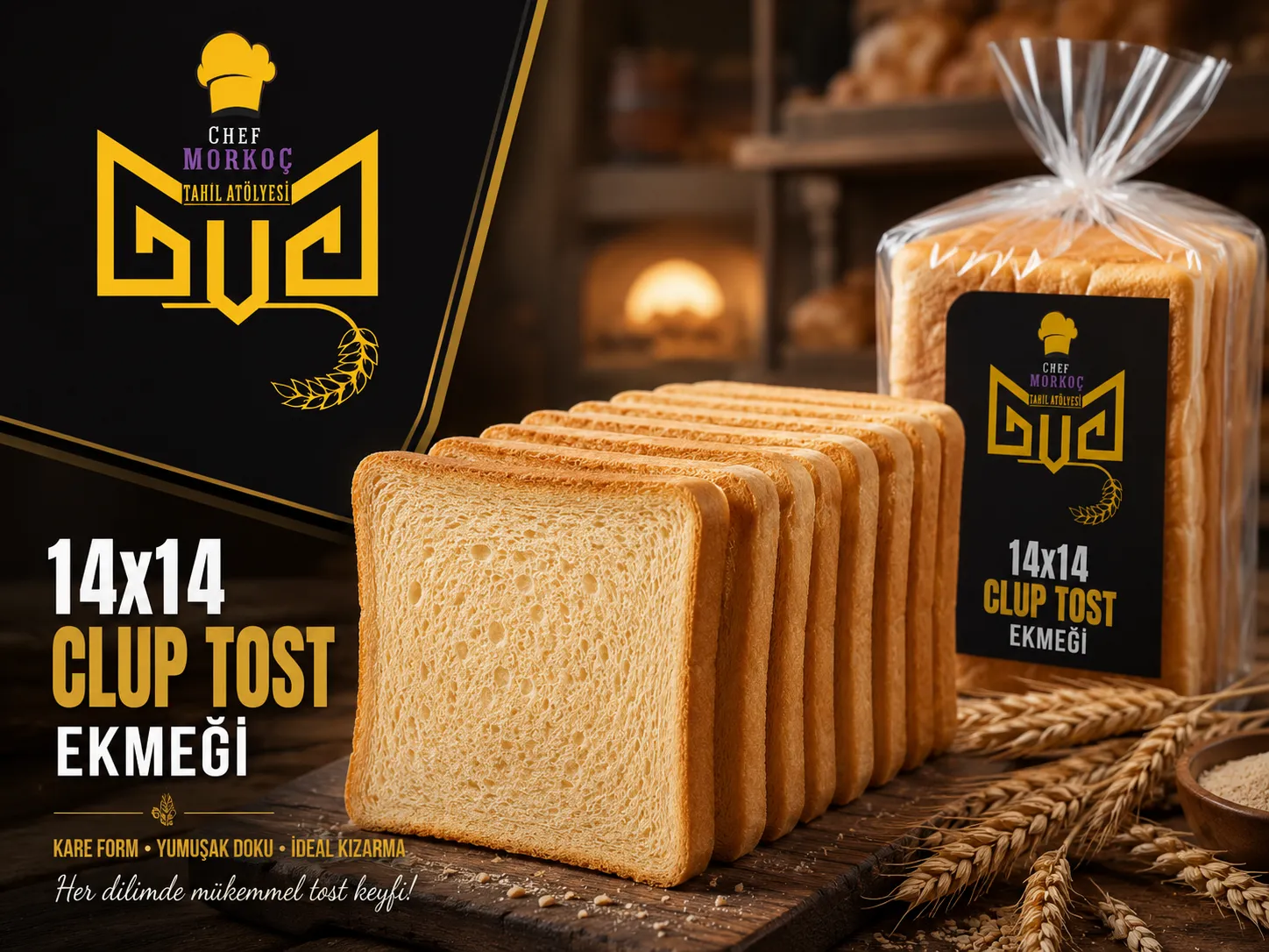 14x14 Club tost ekmeği