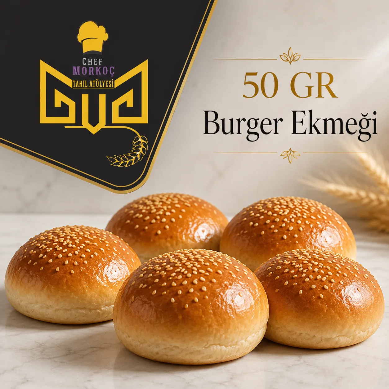 40 GR mini burger ekmeği