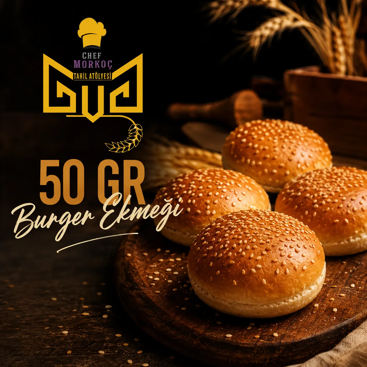 40 GR mini burger ekmeği
