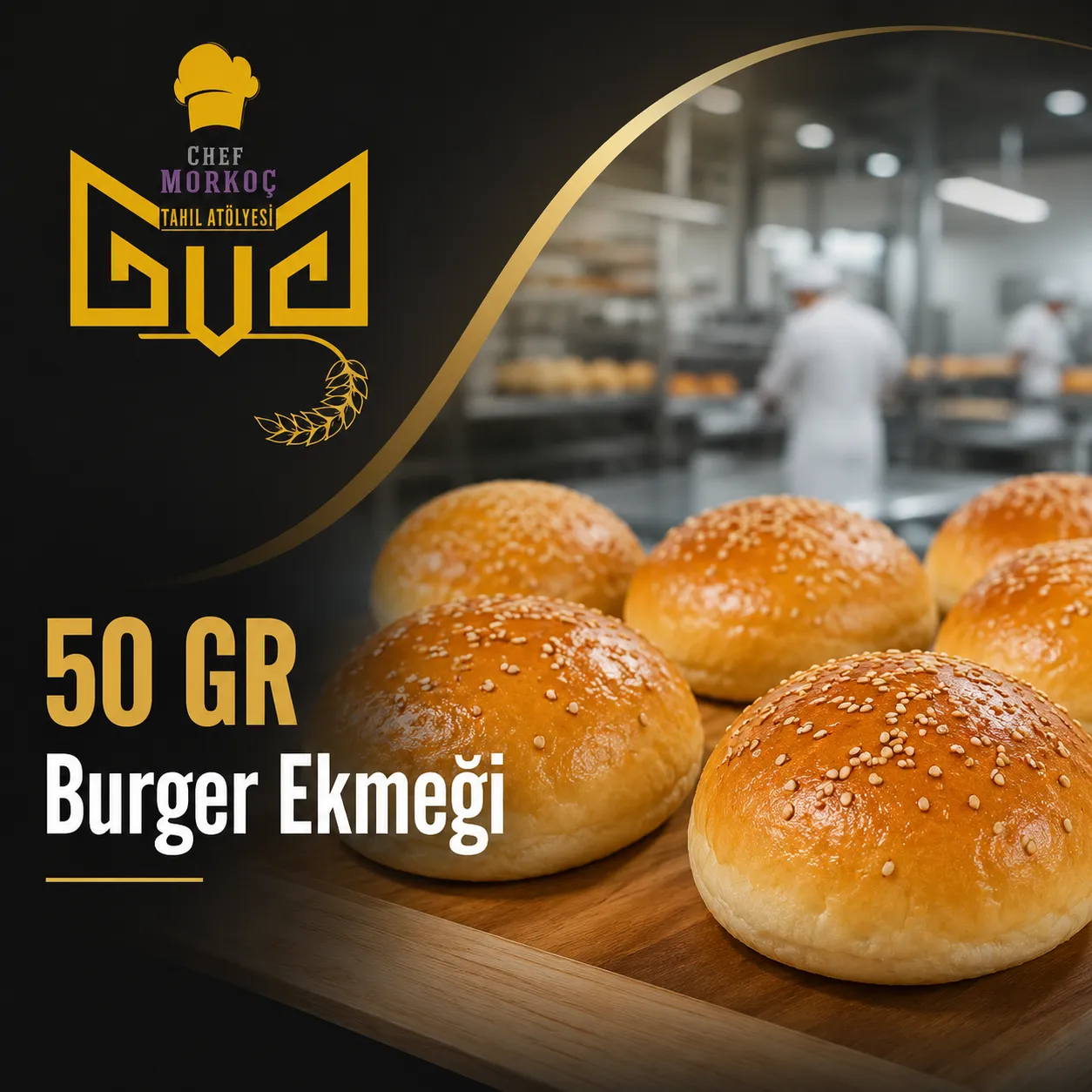 40 GR mini burger ekmeği