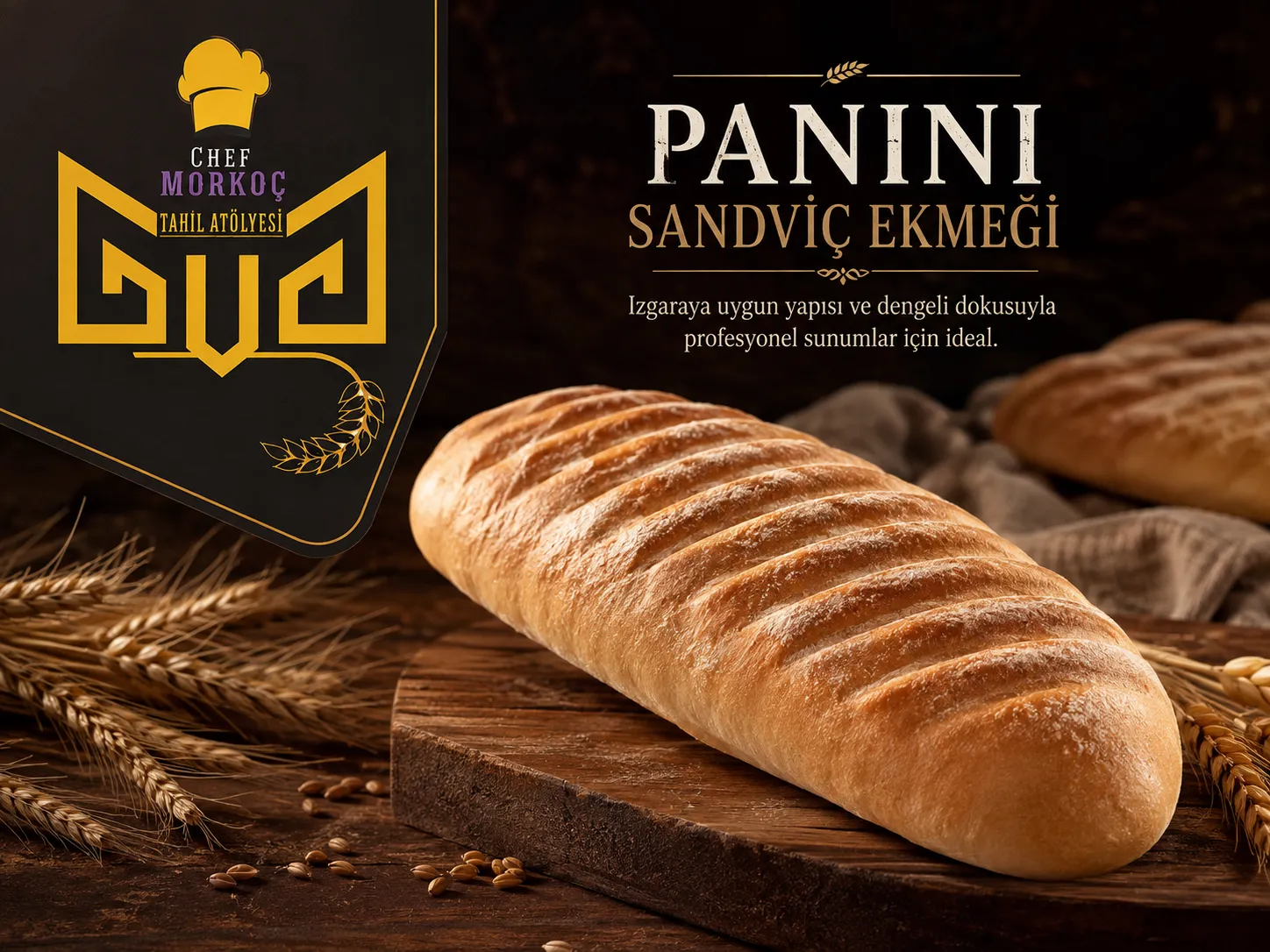 Panini sandviç ekmeği