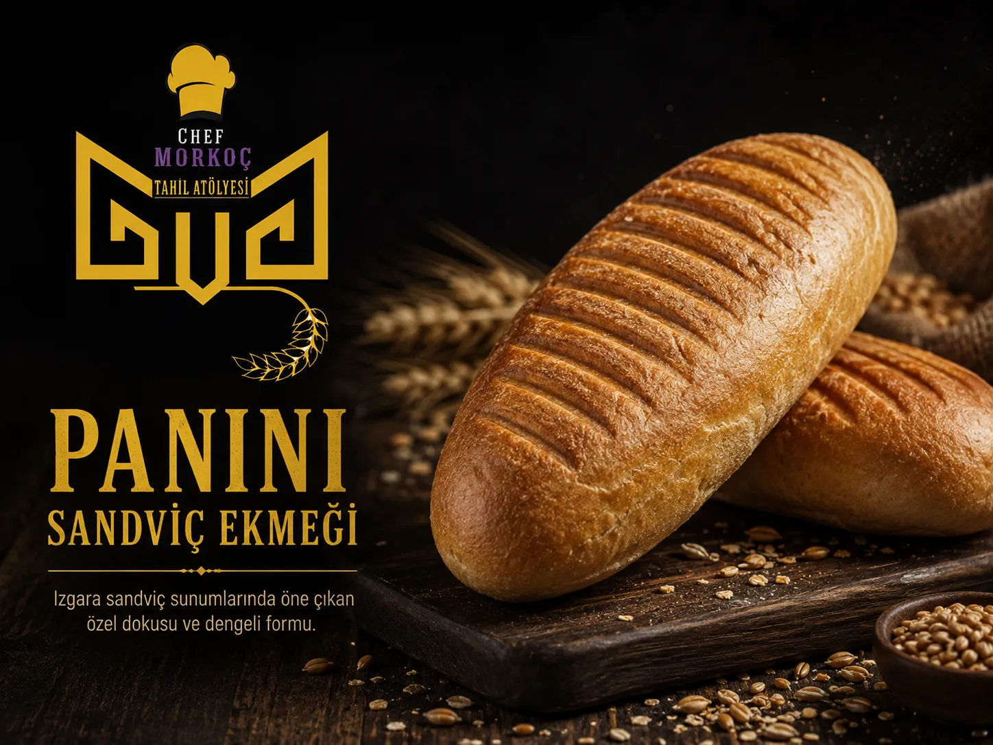Panini sandviç ekmeği